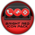 Logo of Bright Red Icon Pack android Application 